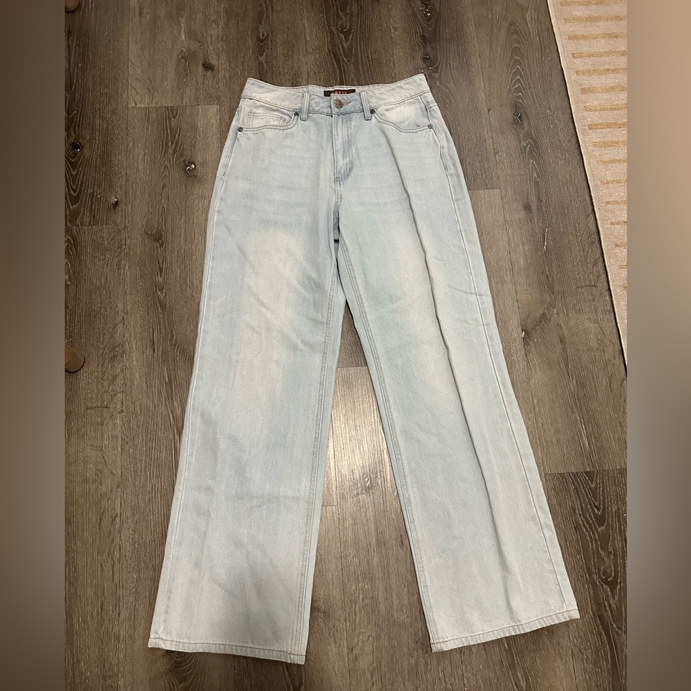Crest Women's Light Blue Wide Leg Jeans